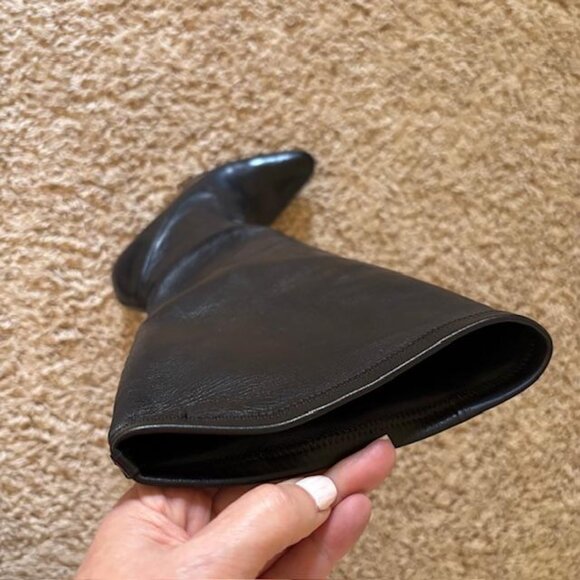 Cole Haan Nydia Tall Stretch Leather Boots Black Sz 10M/10B - Picture 10 of 16